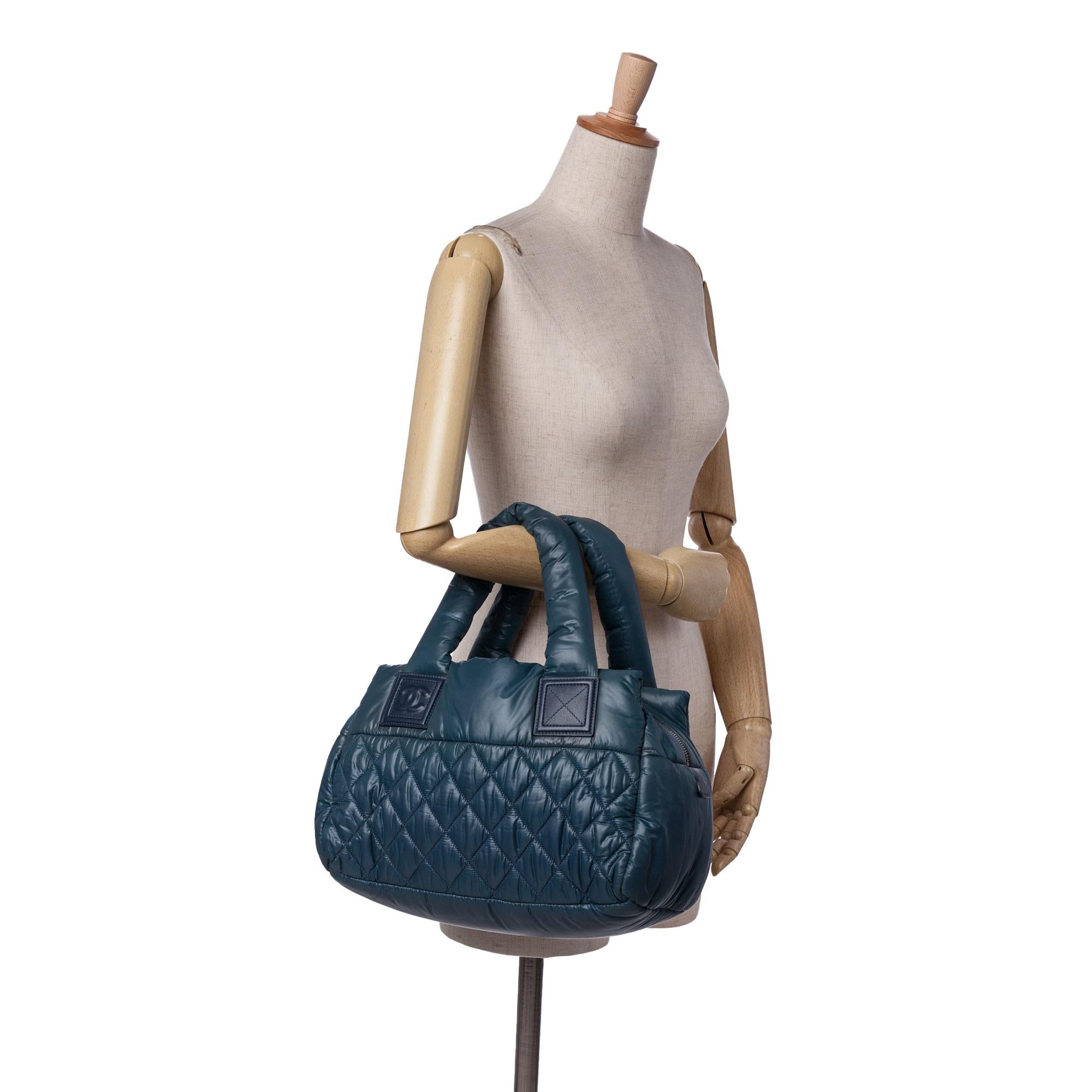 Chanel Small Quilted Nylon Coco Cocoon Tote