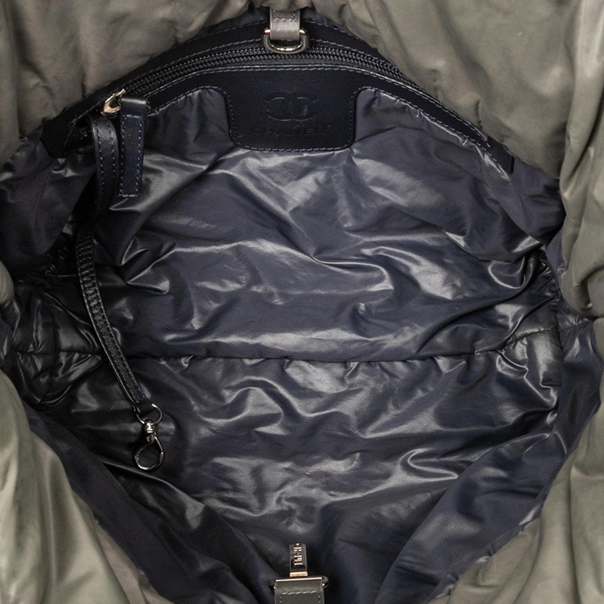 Chanel Small Quilted Nylon Coco Cocoon Tote