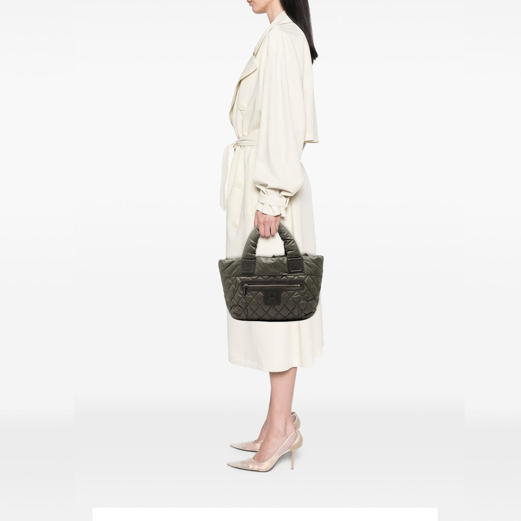 Chanel Small Quilted Nylon Coco Cocoon Tote