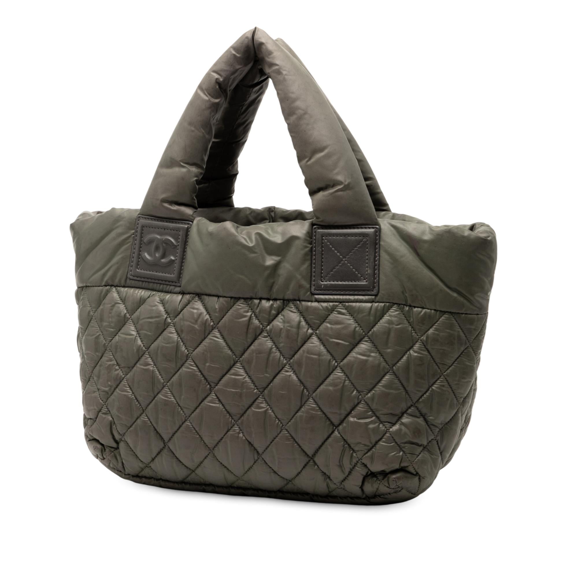 Chanel Small Quilted Nylon Coco Cocoon Tote