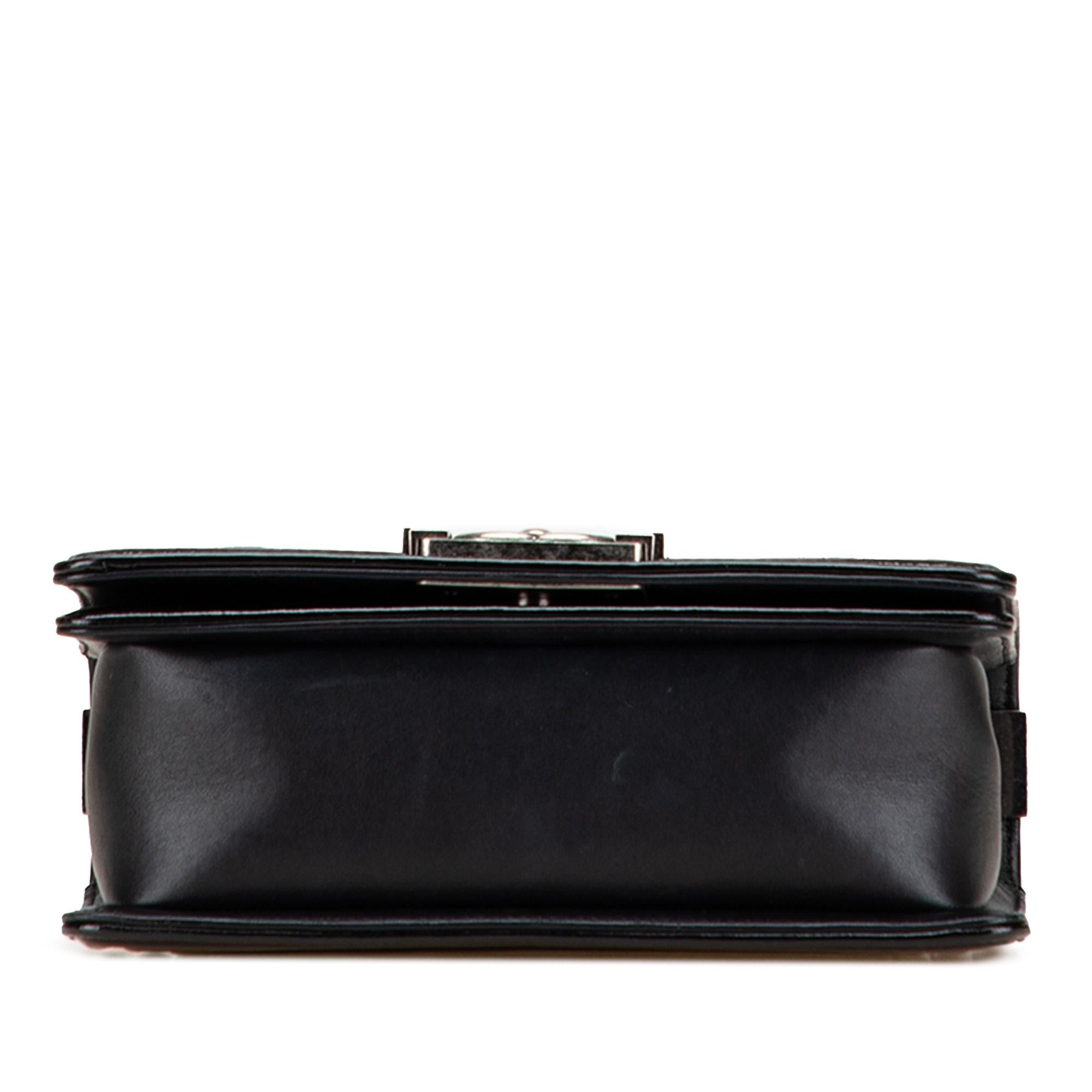 Chanel Small Quilted Patent Boy Flap