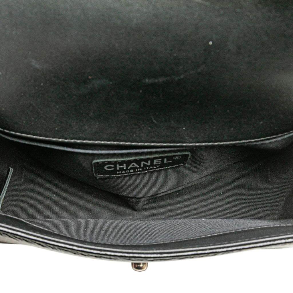 Chanel Small Quilted Patent Boy Flap
