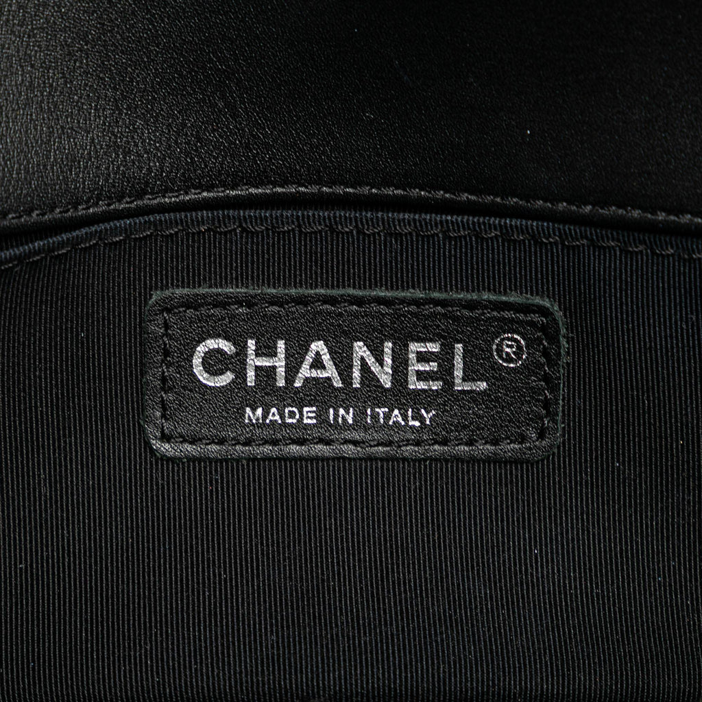 Chanel Small Quilted Patent Boy Flap