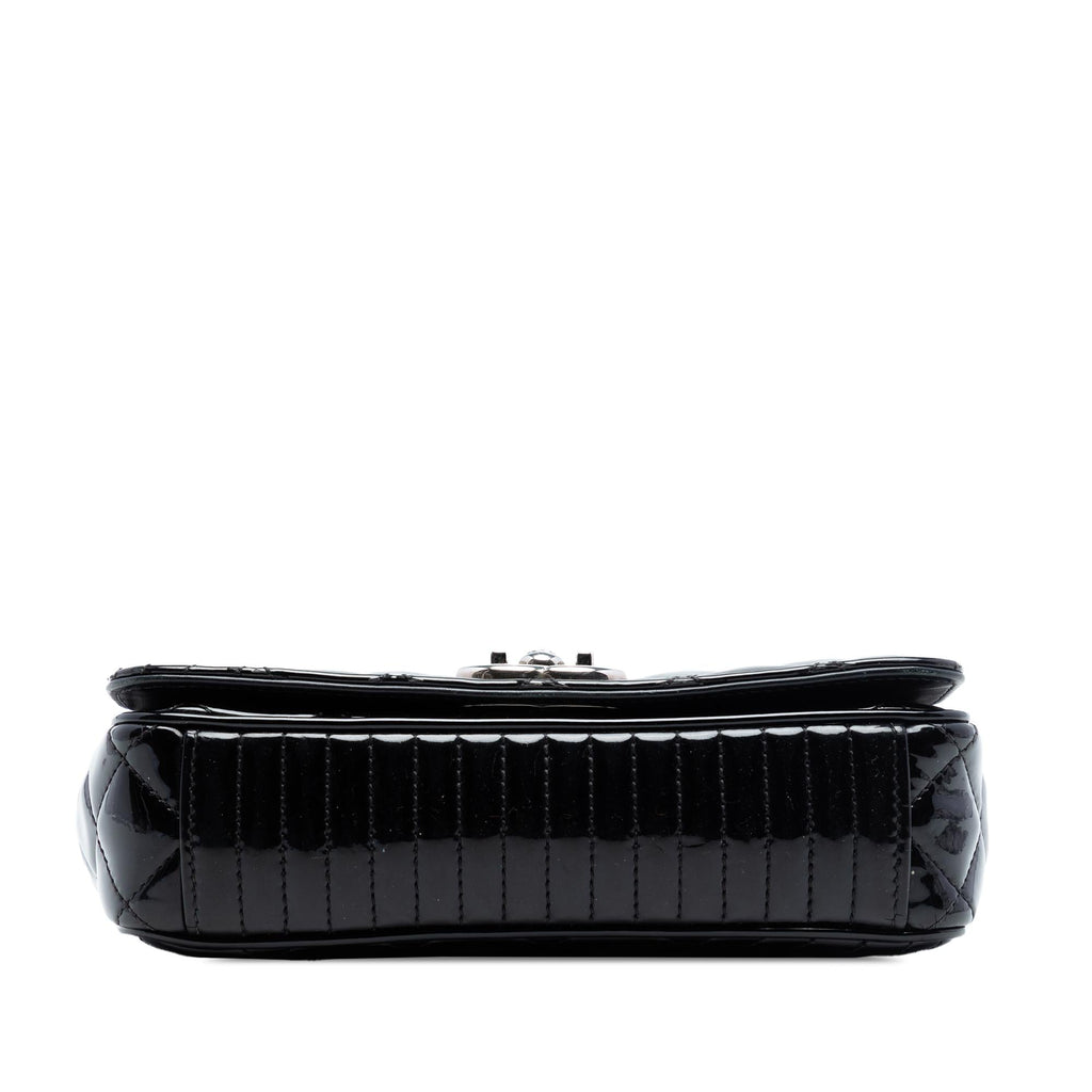 Chanel Small Quilted Patent Coco Boy Flap