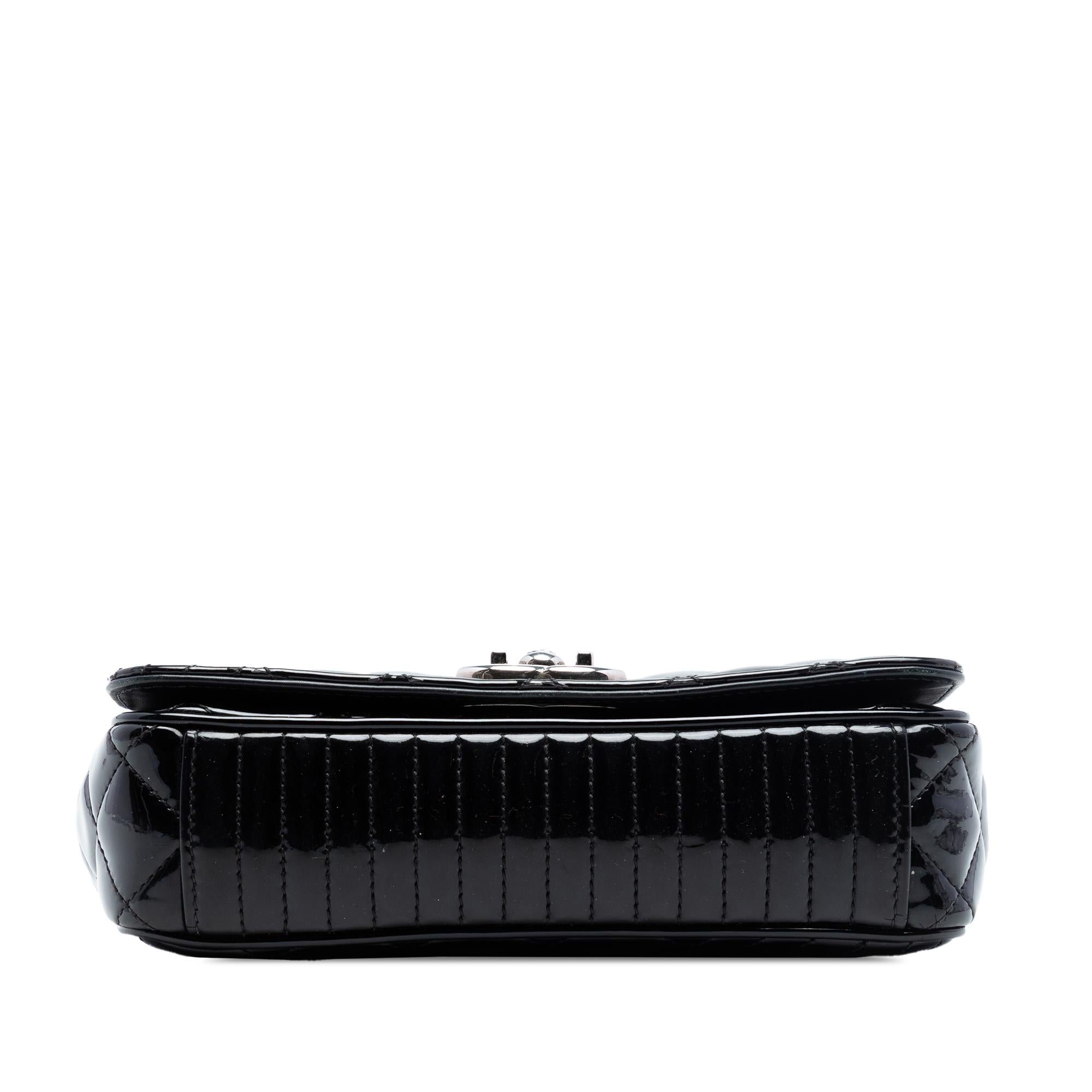 Chanel Small Quilted Patent Coco Boy Flap