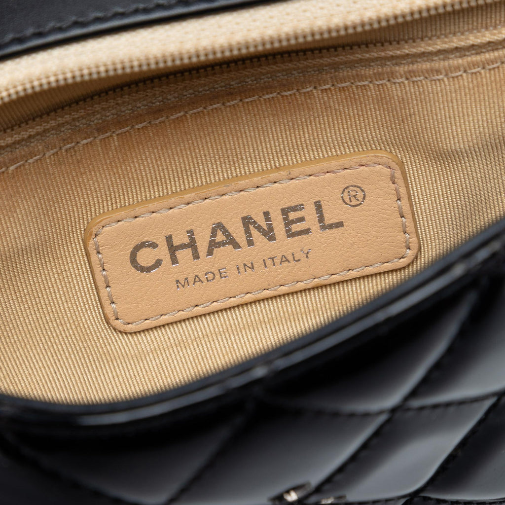 Chanel Small Quilted Patent Coco Boy Flap