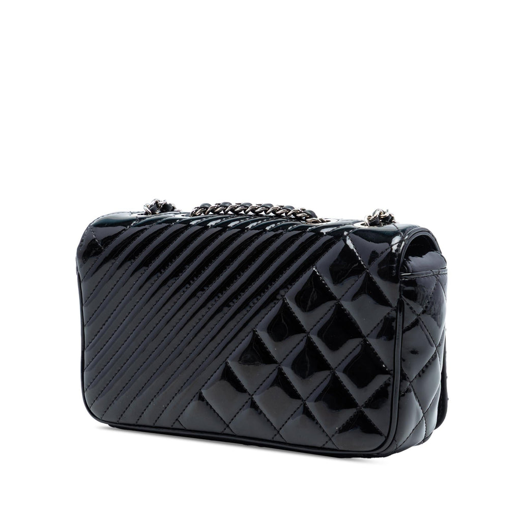 Chanel Small Quilted Patent Coco Boy Flap