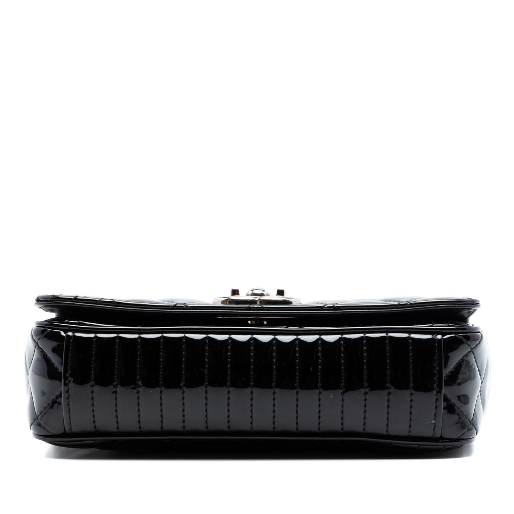 Chanel Small Quilted Patent Coco Boy Flap