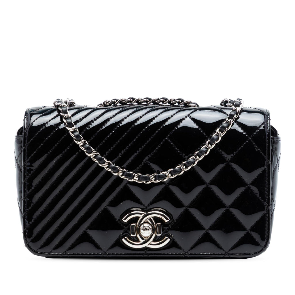 Chanel Small Quilted Patent Coco Boy Flap