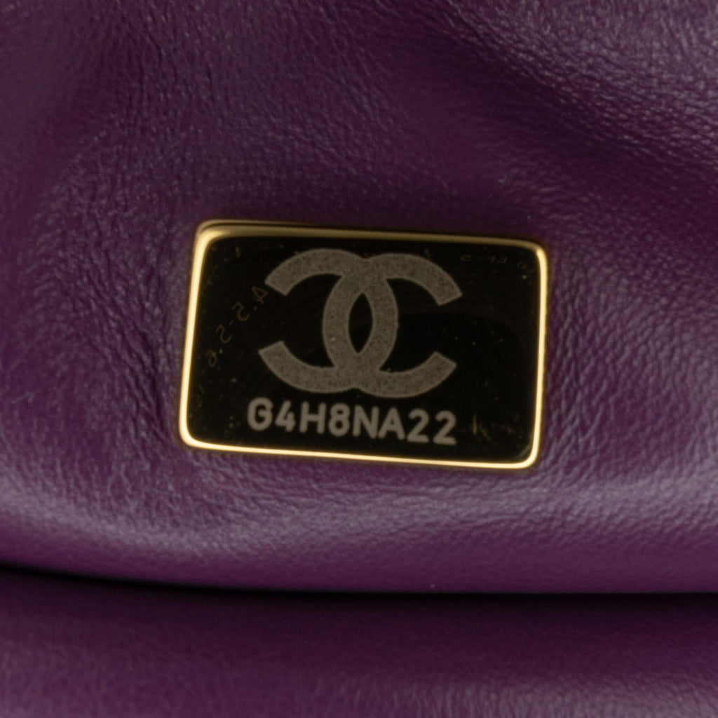 Chanel Small Quilted Shearling Vanity Case
