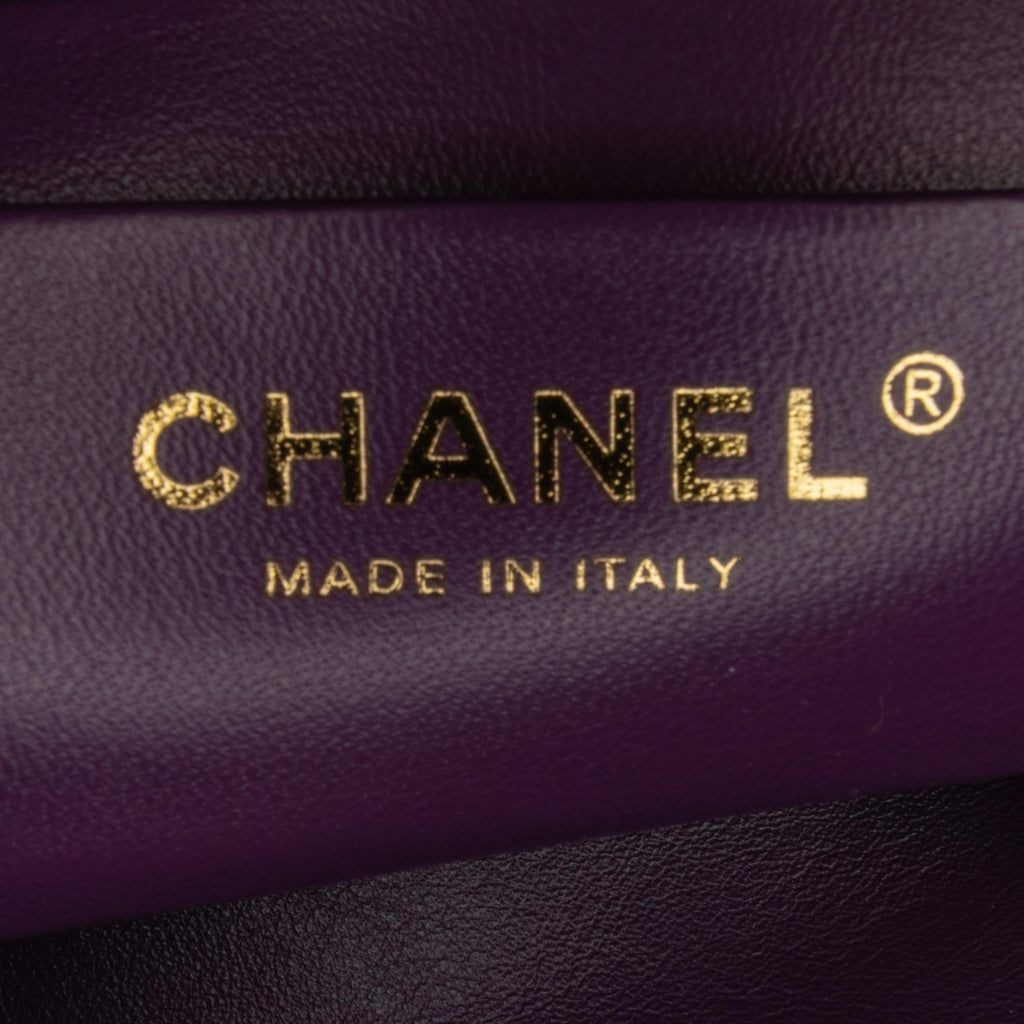 Chanel Small Quilted Shearling Vanity Case