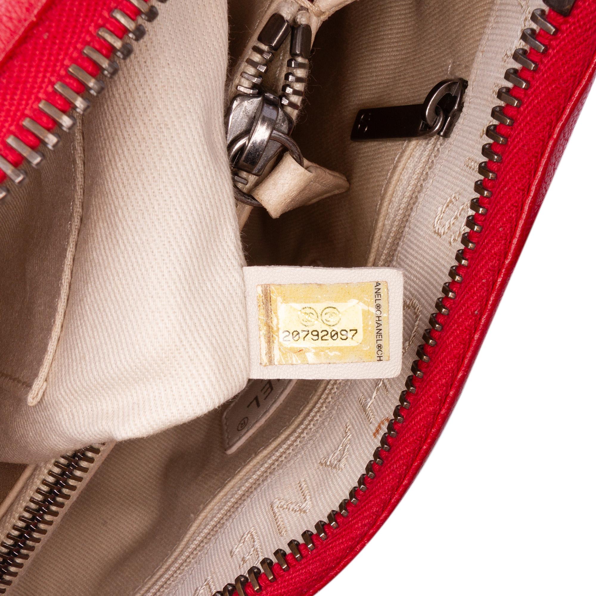 Chanel Small Quilted Shiny Sheepskin Boy Chained Tote