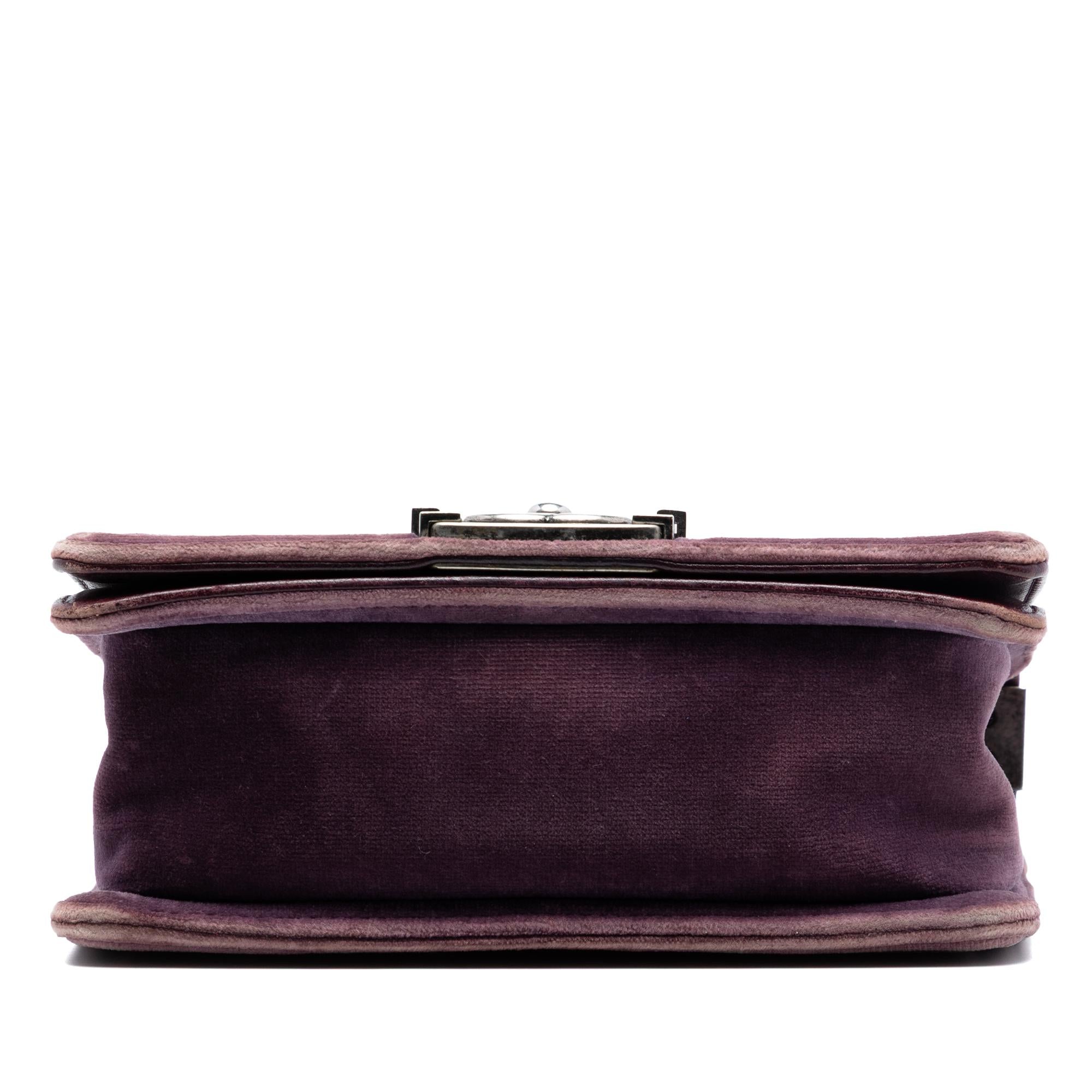 Chanel Small Quilted Velvet Boy Flap