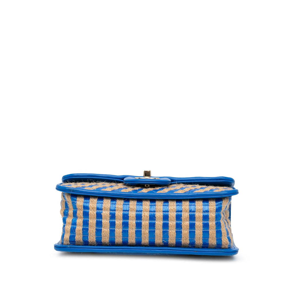 Chanel Small Raffia and Jute Urban Jungle Single Flap (SHG-dqkeCK)