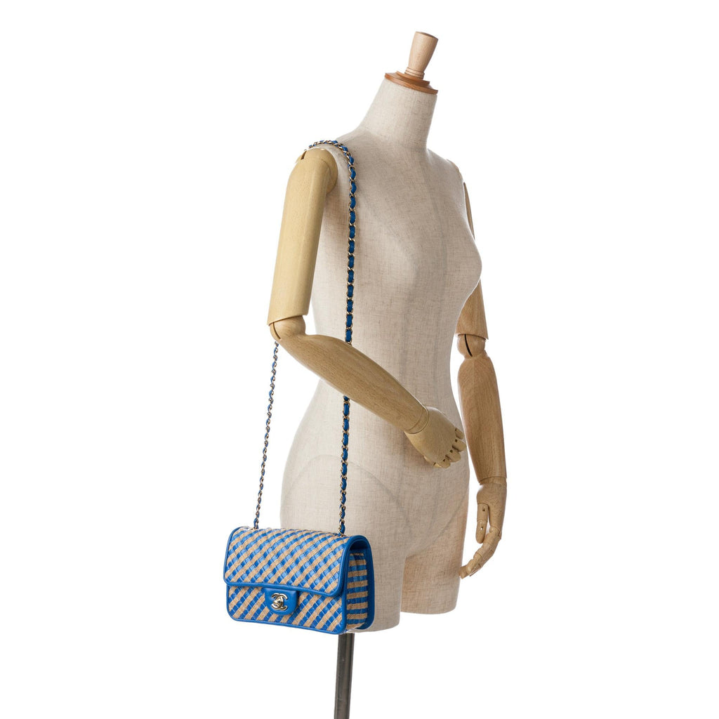 Chanel Small Raffia and Jute Urban Jungle Single Flap (SHG-dqkeCK)