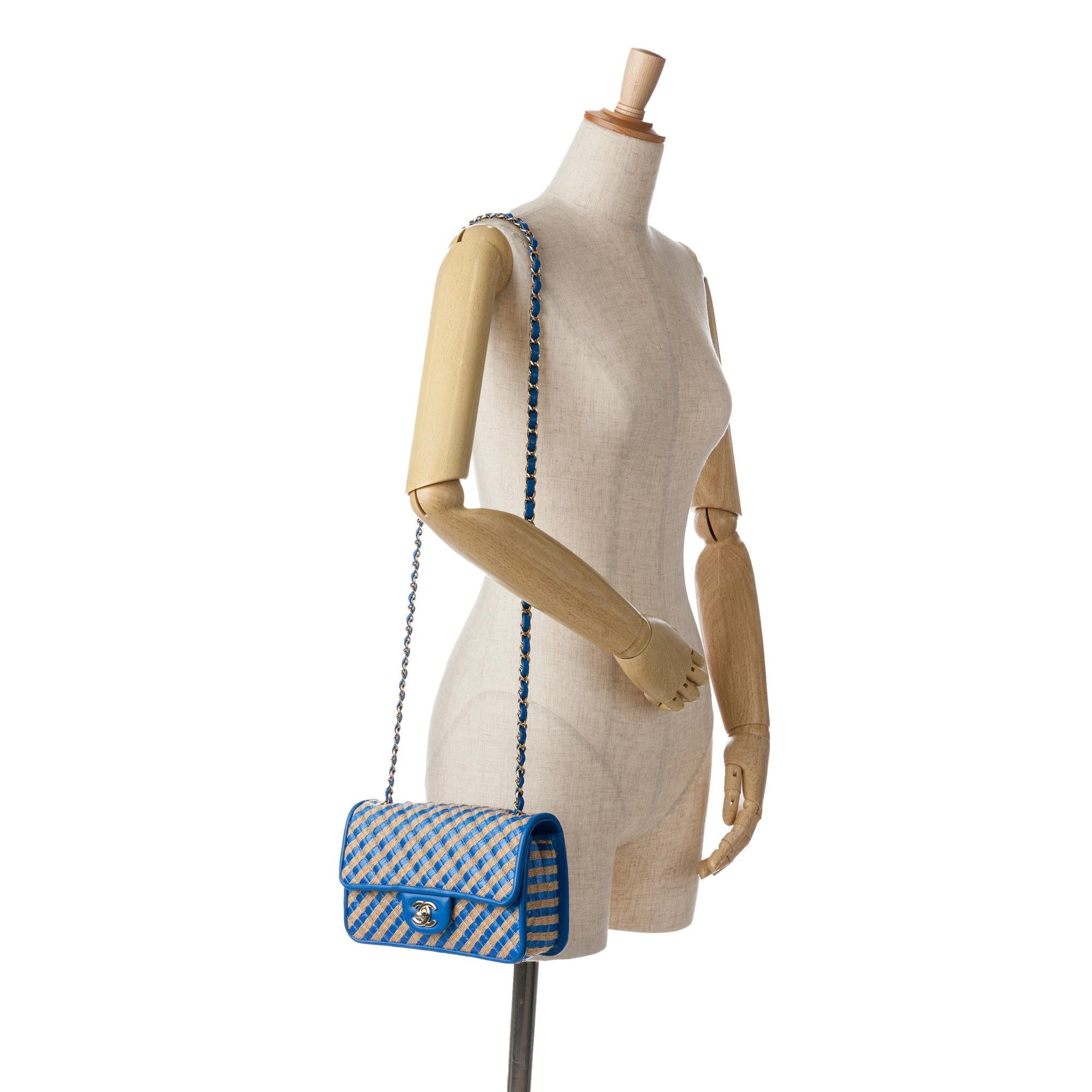 Chanel Small Raffia and Jute Urban Jungle Single Flap (SHG-dqkeCK)