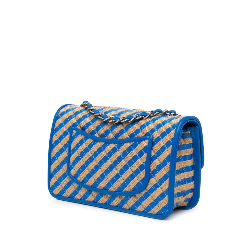 Chanel Small Raffia and Jute Urban Jungle Single Flap (SHG-dqkeCK)