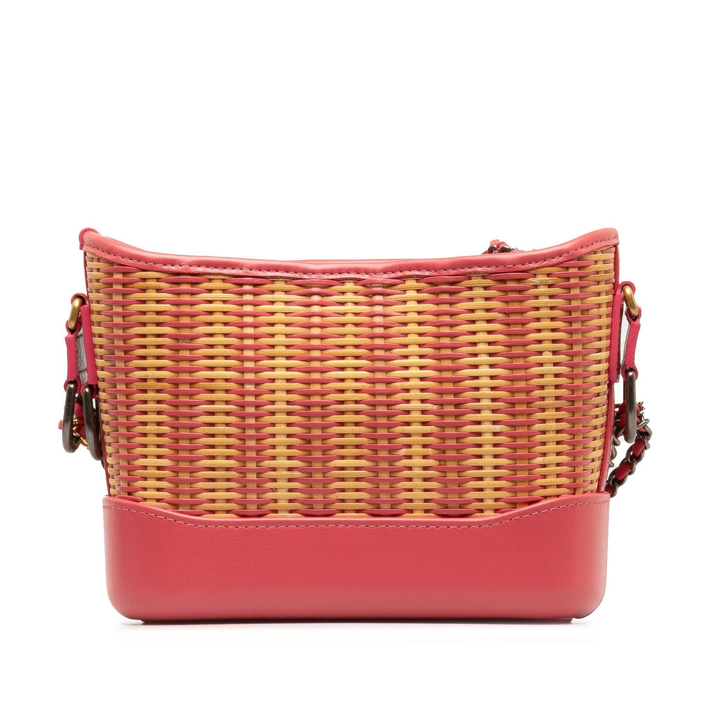 Chanel Small Rattan Gabrielle Crossbody (SHG-wNrleD)