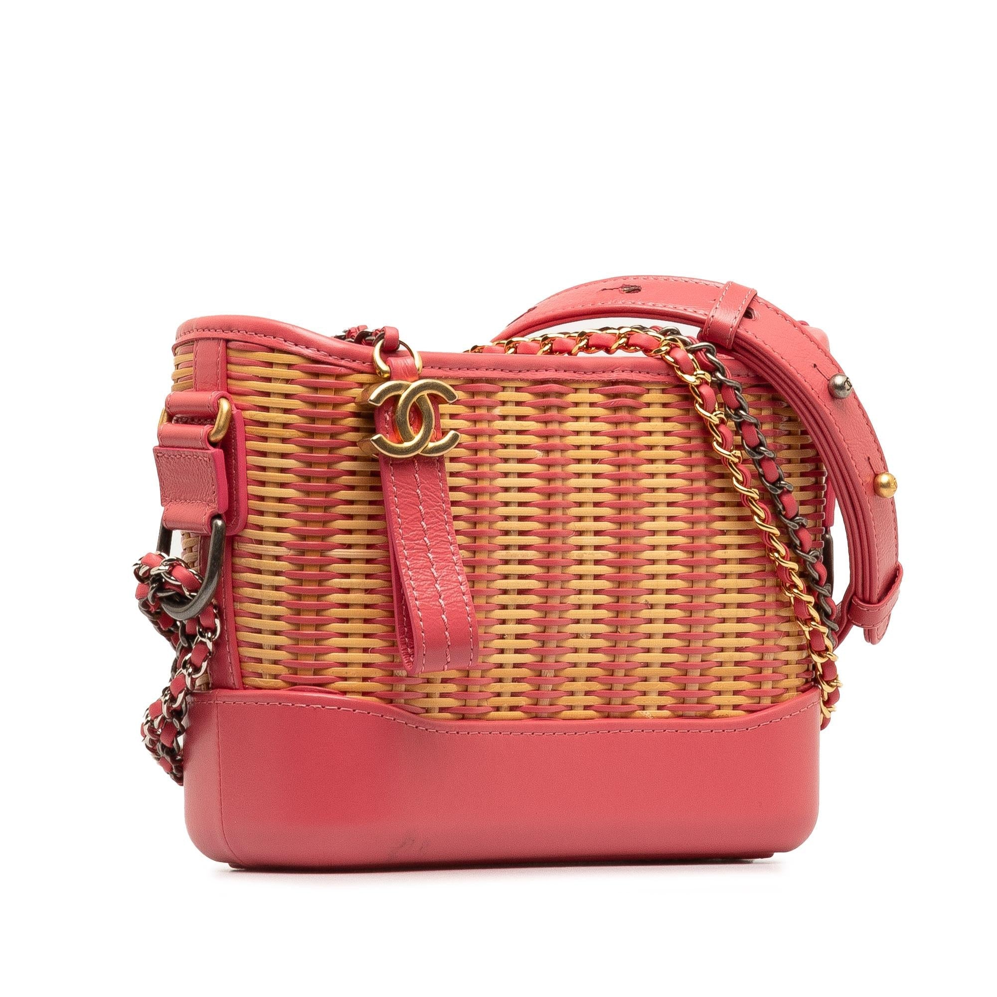 Chanel Small Rattan Gabrielle Crossbody (SHG-wNrleD)