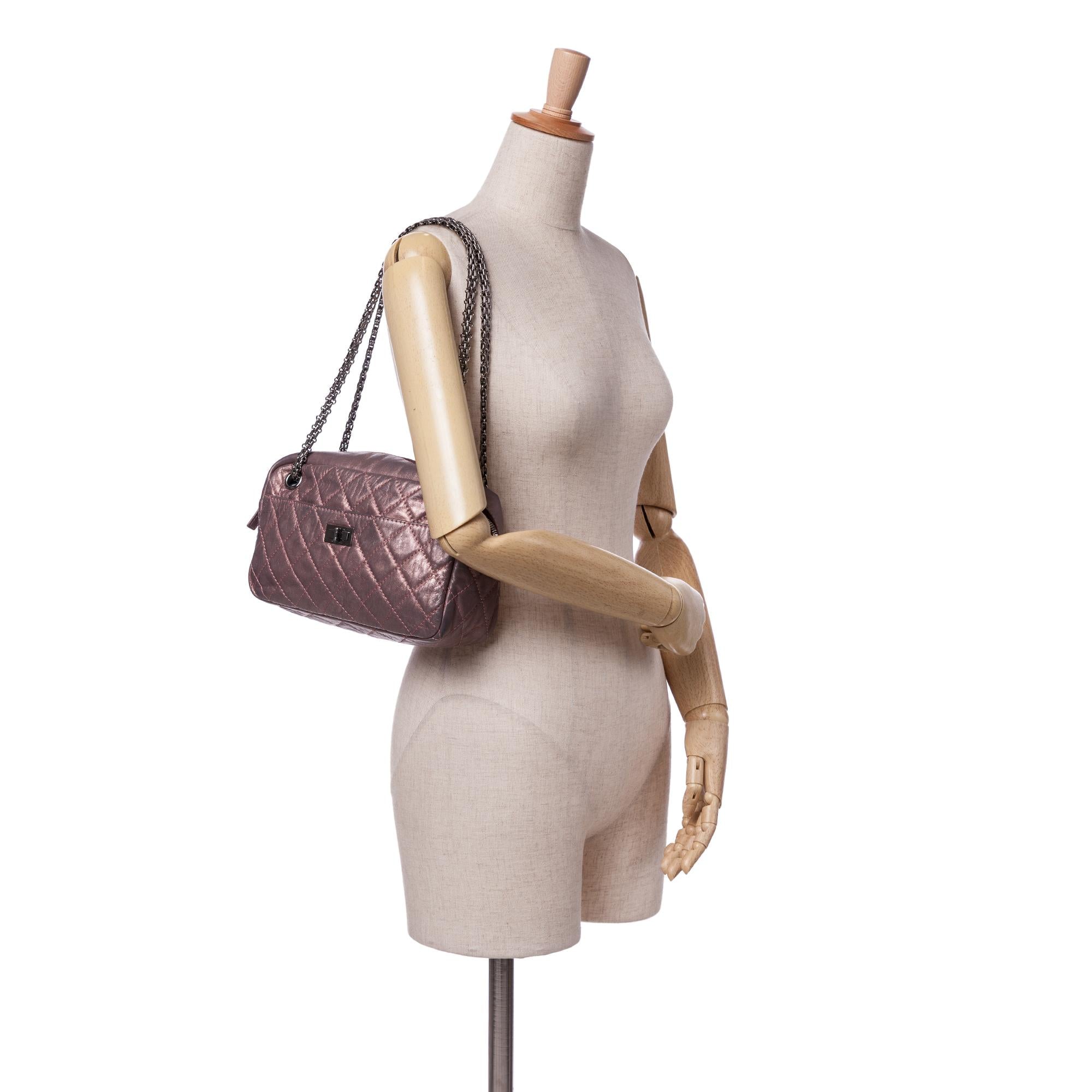 Chanel Small Reissue 2.55 Quilted Aged Calfskin Camera Bag