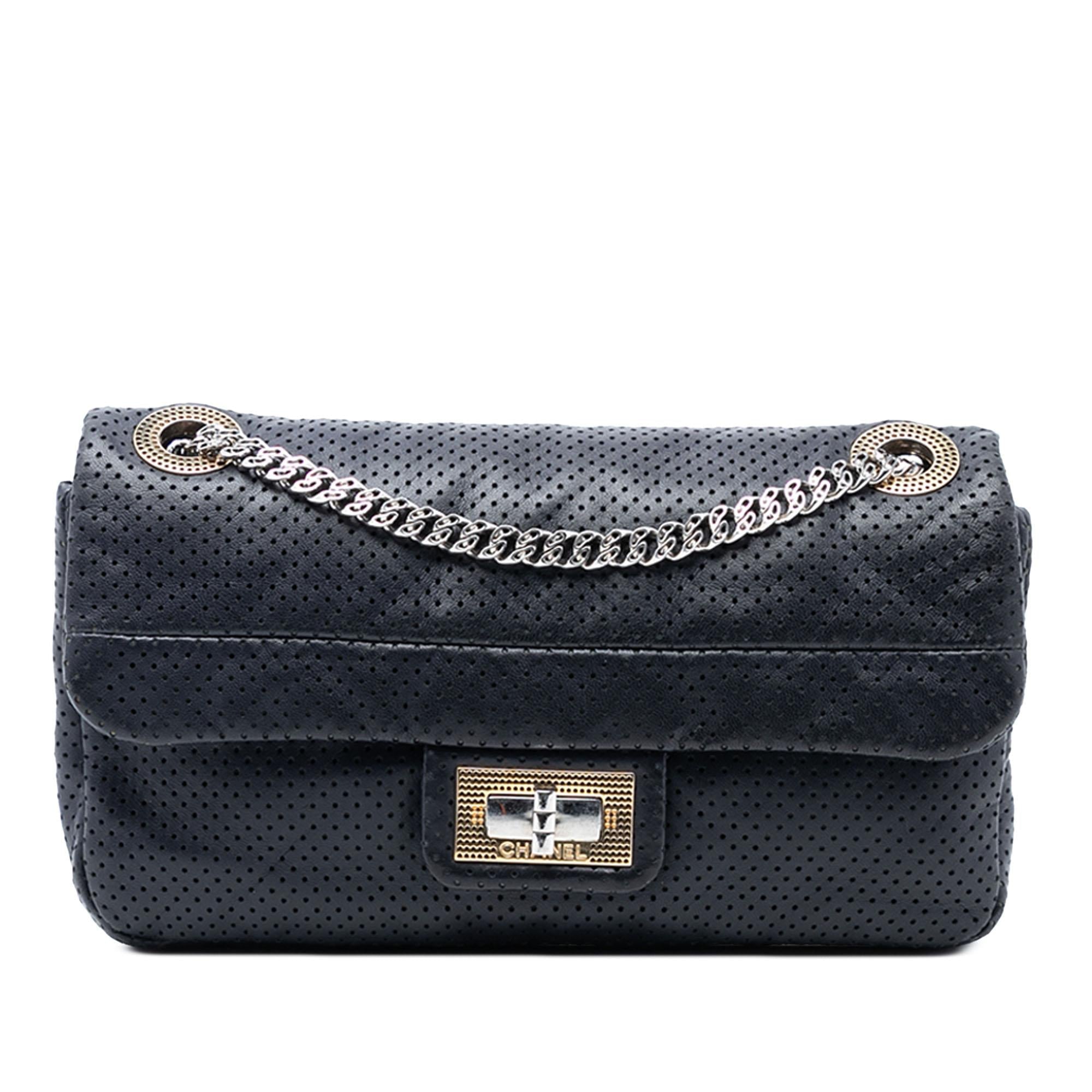 Chanel Small Reissue Perforated Calfskin Drill Flap