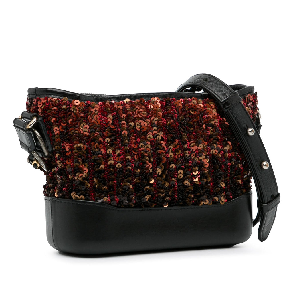 Chanel Small Sequin Gabrielle Crossbody (SHG-koyBck)
