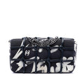 Chanel Small Silk and Lambskin Net Tahiti Flap