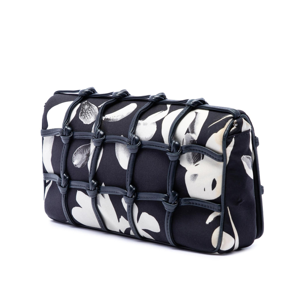 Chanel Small Silk and Lambskin Net Tahiti Flap