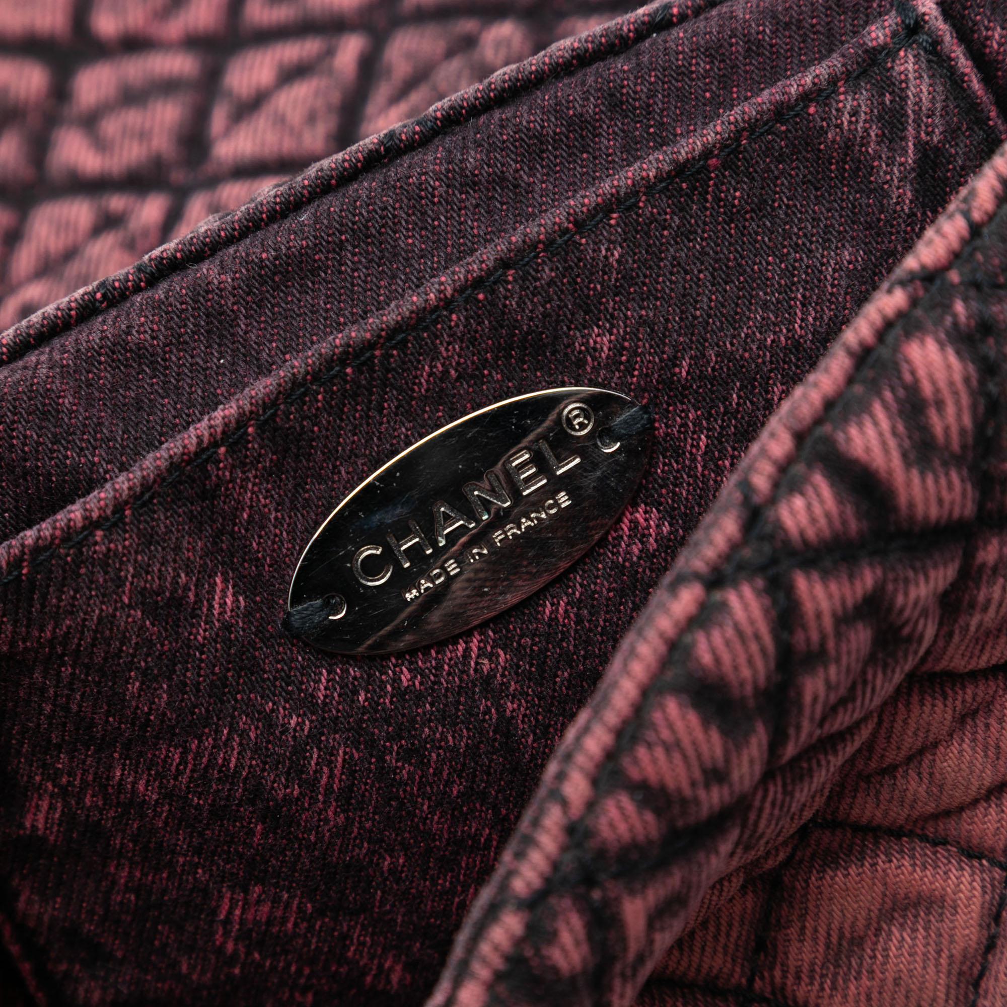 Chanel Small Square CC Quilted Denimpression Single Flap