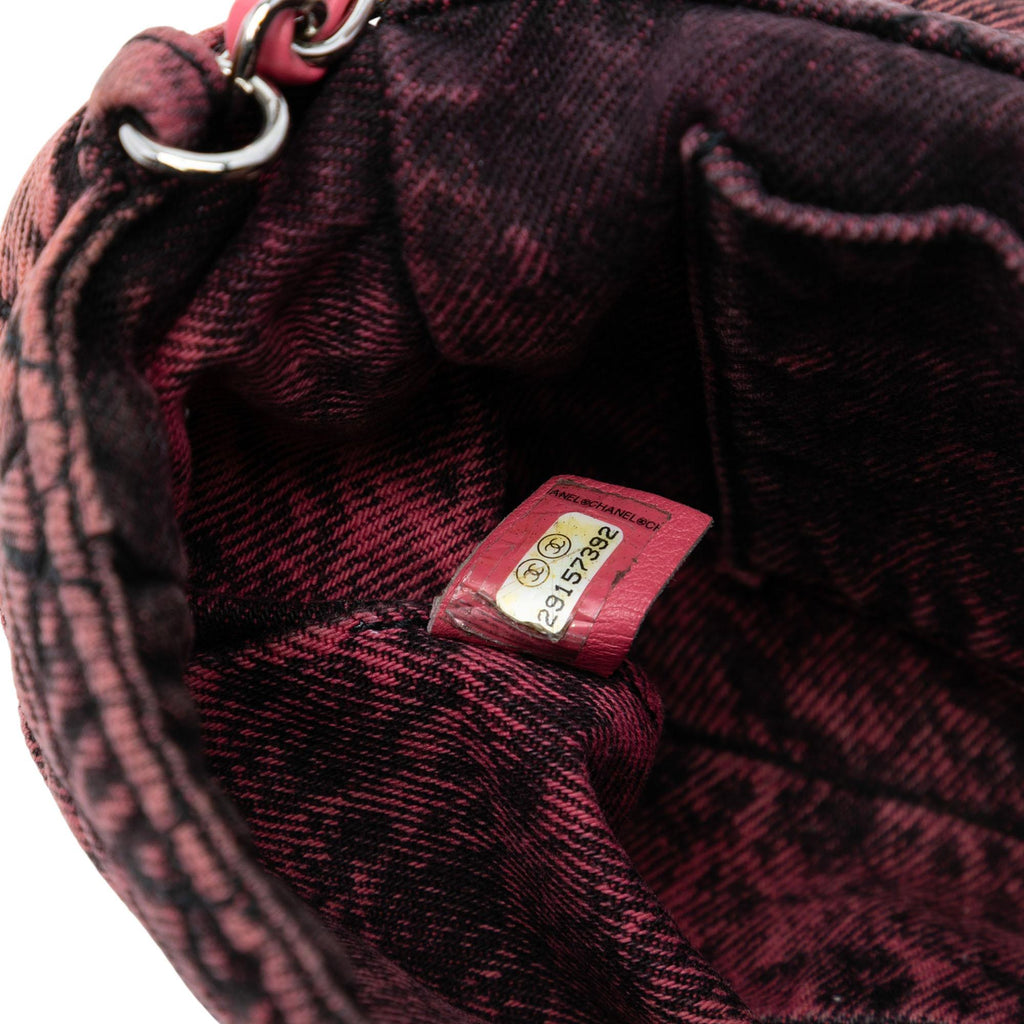 Chanel Small Square CC Quilted Denimpression Single Flap