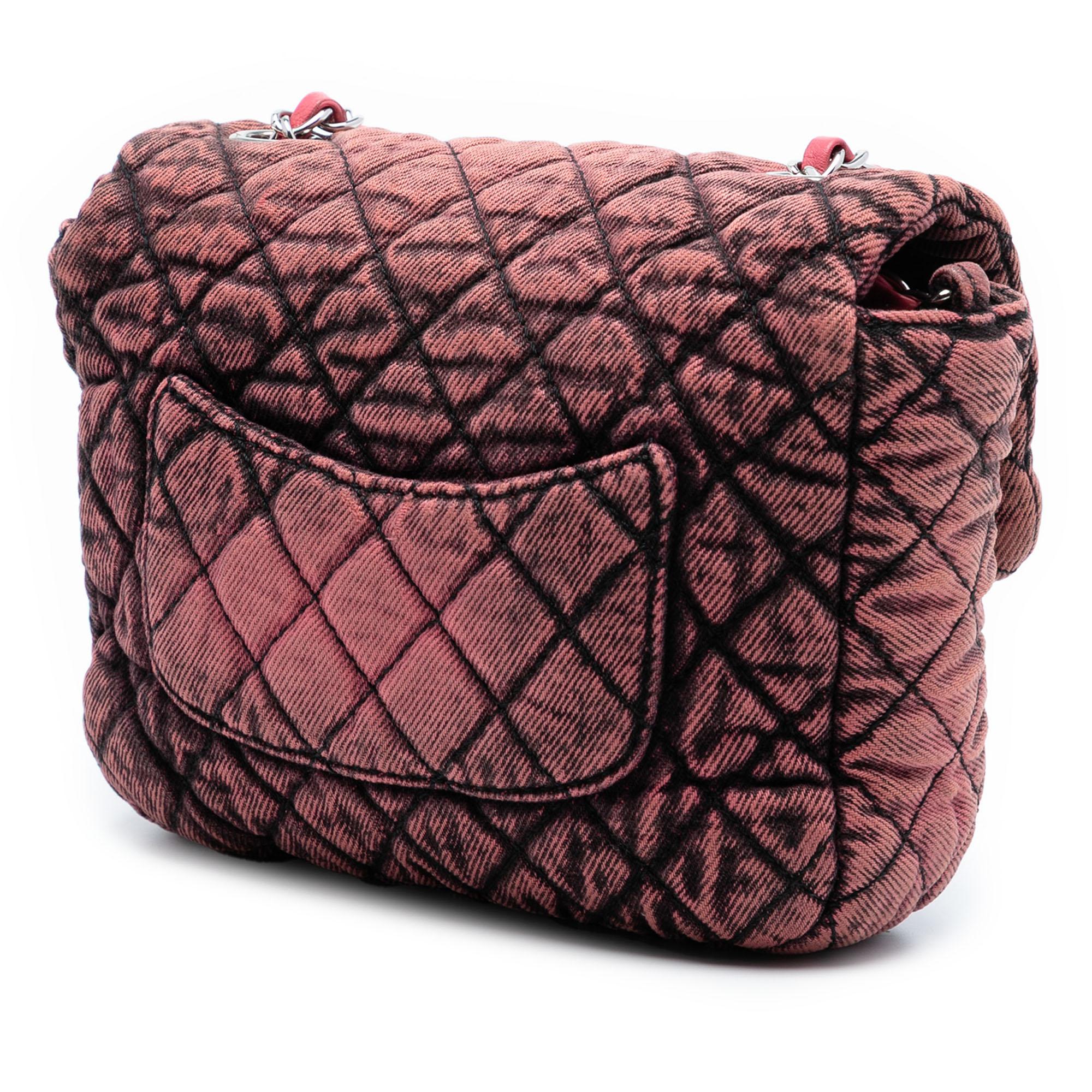 Chanel Small Square CC Quilted Denimpression Single Flap