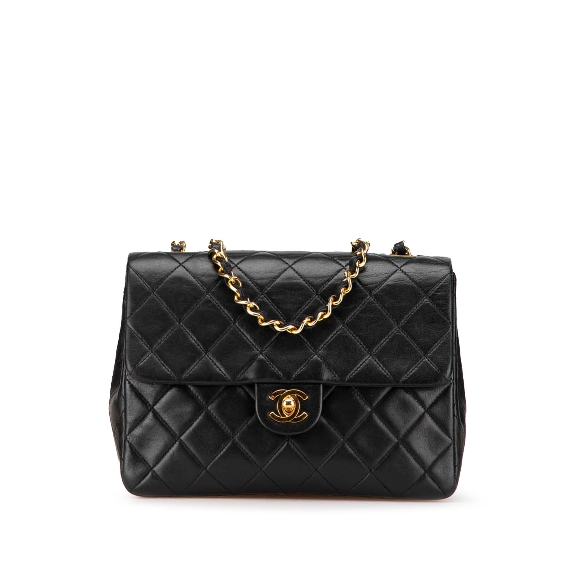 Chanel Small Square Quilted Lambskin Flap
