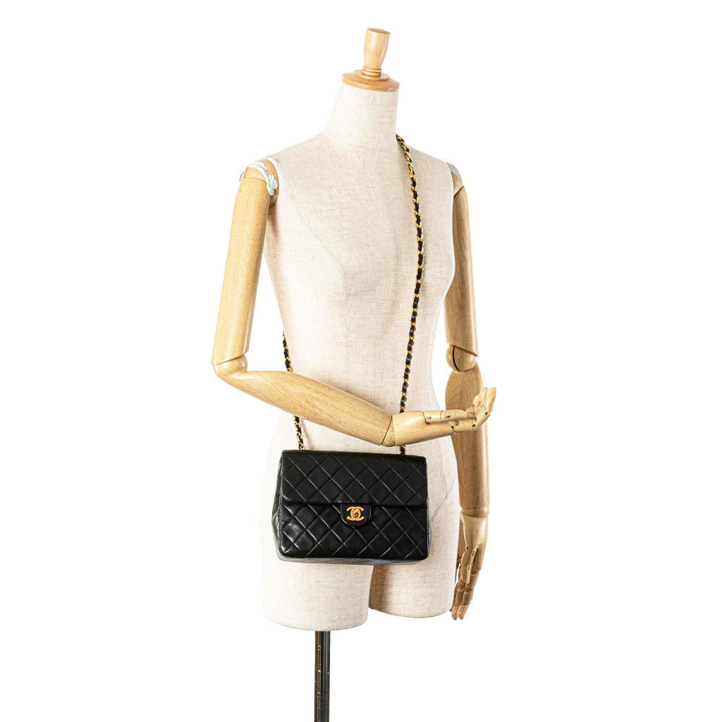 Chanel Small Square Quilted Lambskin Flap
