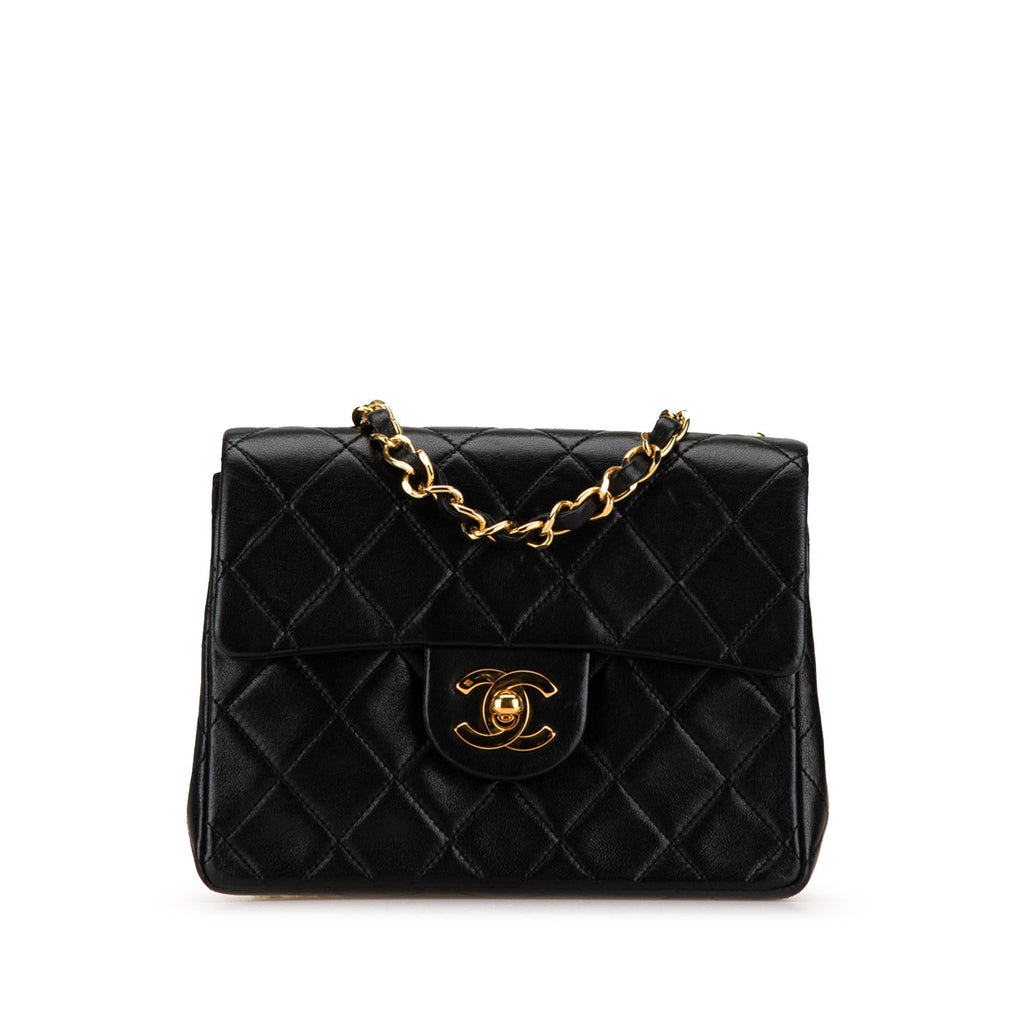 Chanel Small Square Quilted Lambskin Flap