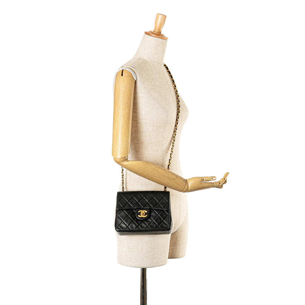 Chanel Small Square Quilted Lambskin Flap
