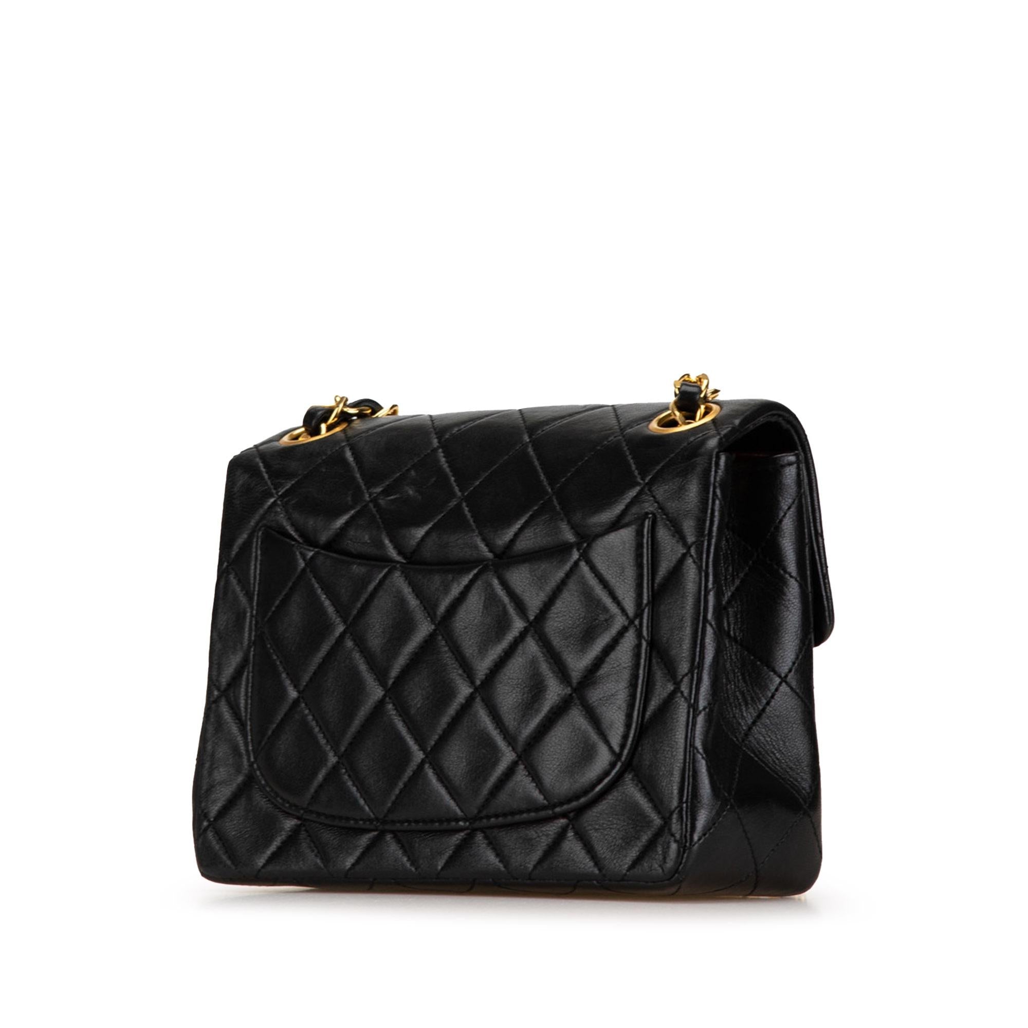 Chanel Small Square Quilted Lambskin Flap
