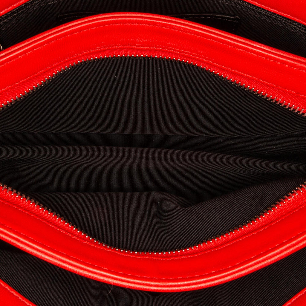 Chanel Small Stitch Just Mademoiselle Bowling Bag (SHG-uVLABc)