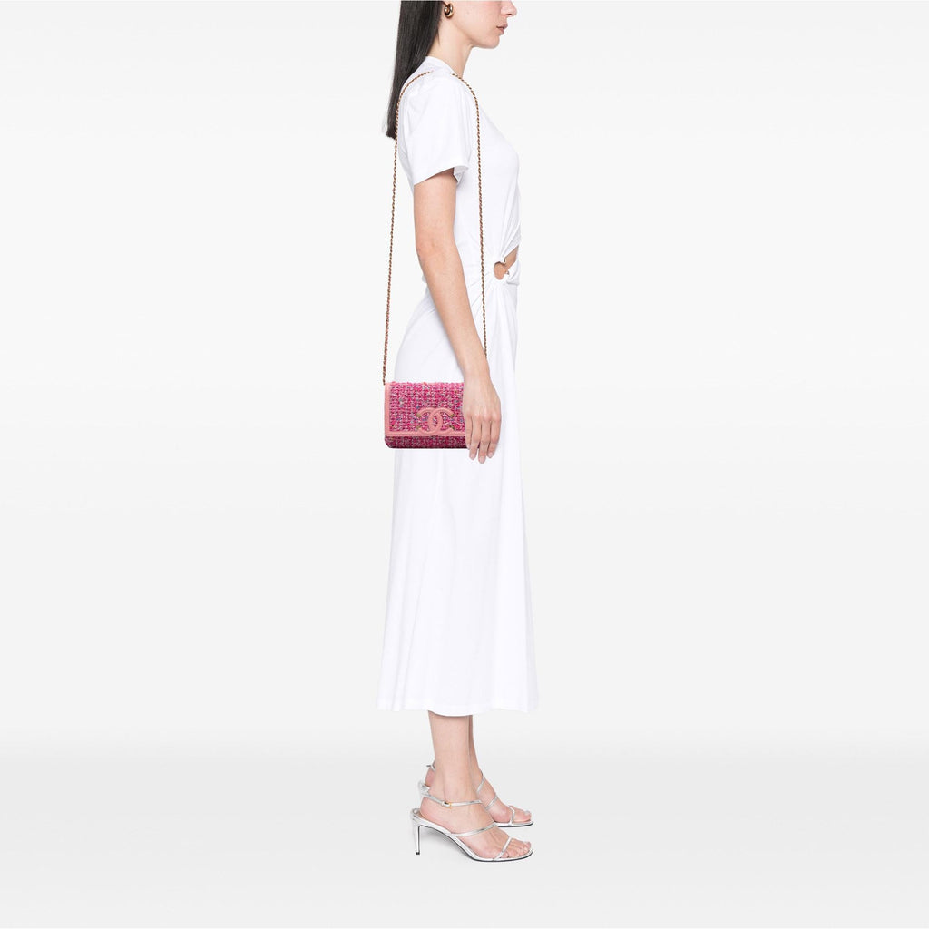 Chanel Small Tweed CC Filigree Flap