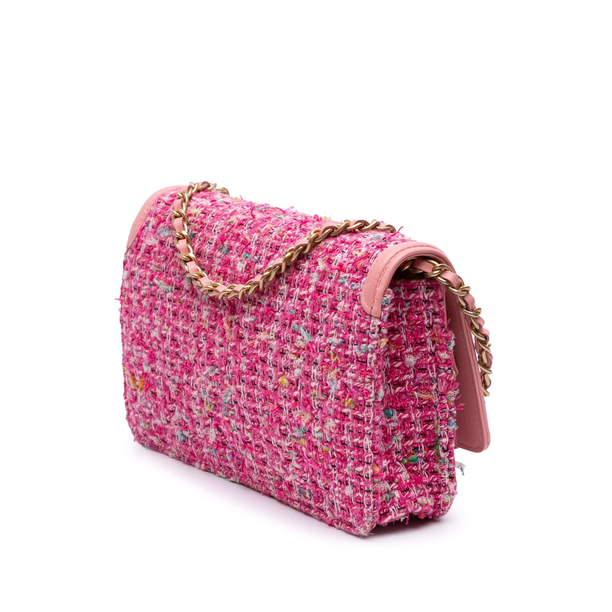 Chanel Small Tweed CC Filigree Flap