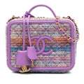 Chanel Small Tweed CC Filigree Vanity Case