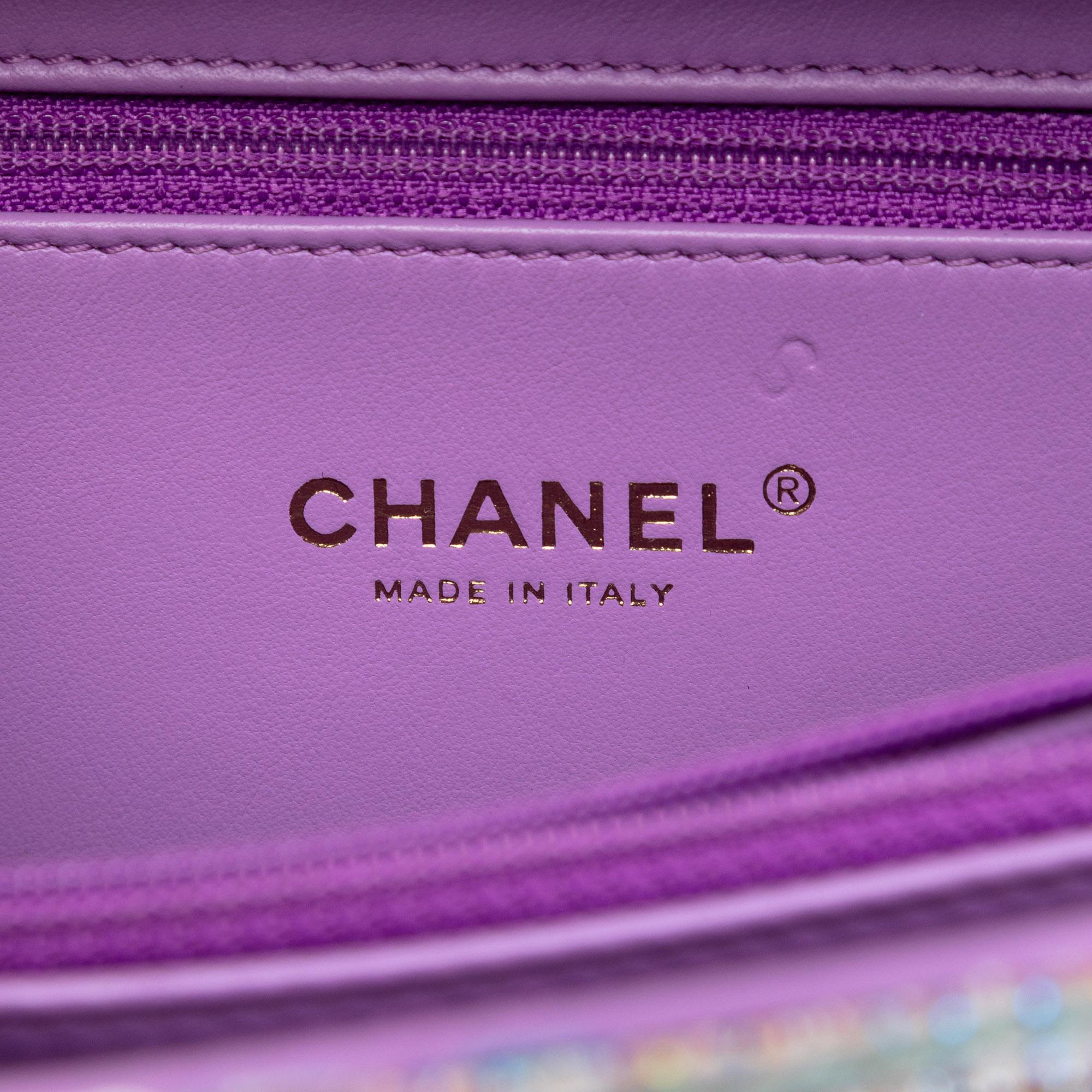Chanel Small Tweed CC Filigree Vanity Case