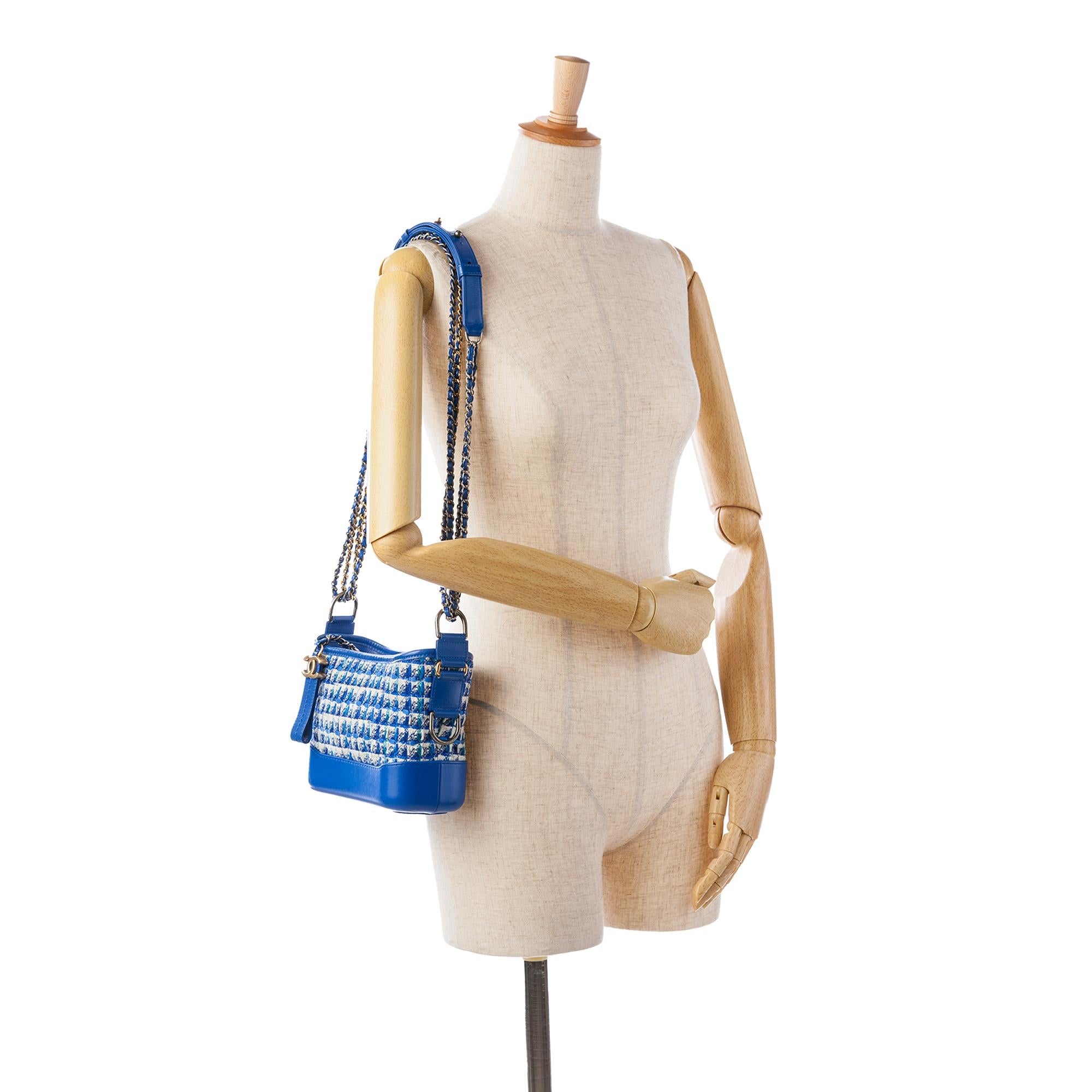Chanel Small Tweed Gabrielle Hobo (SHG-8xpXpN)