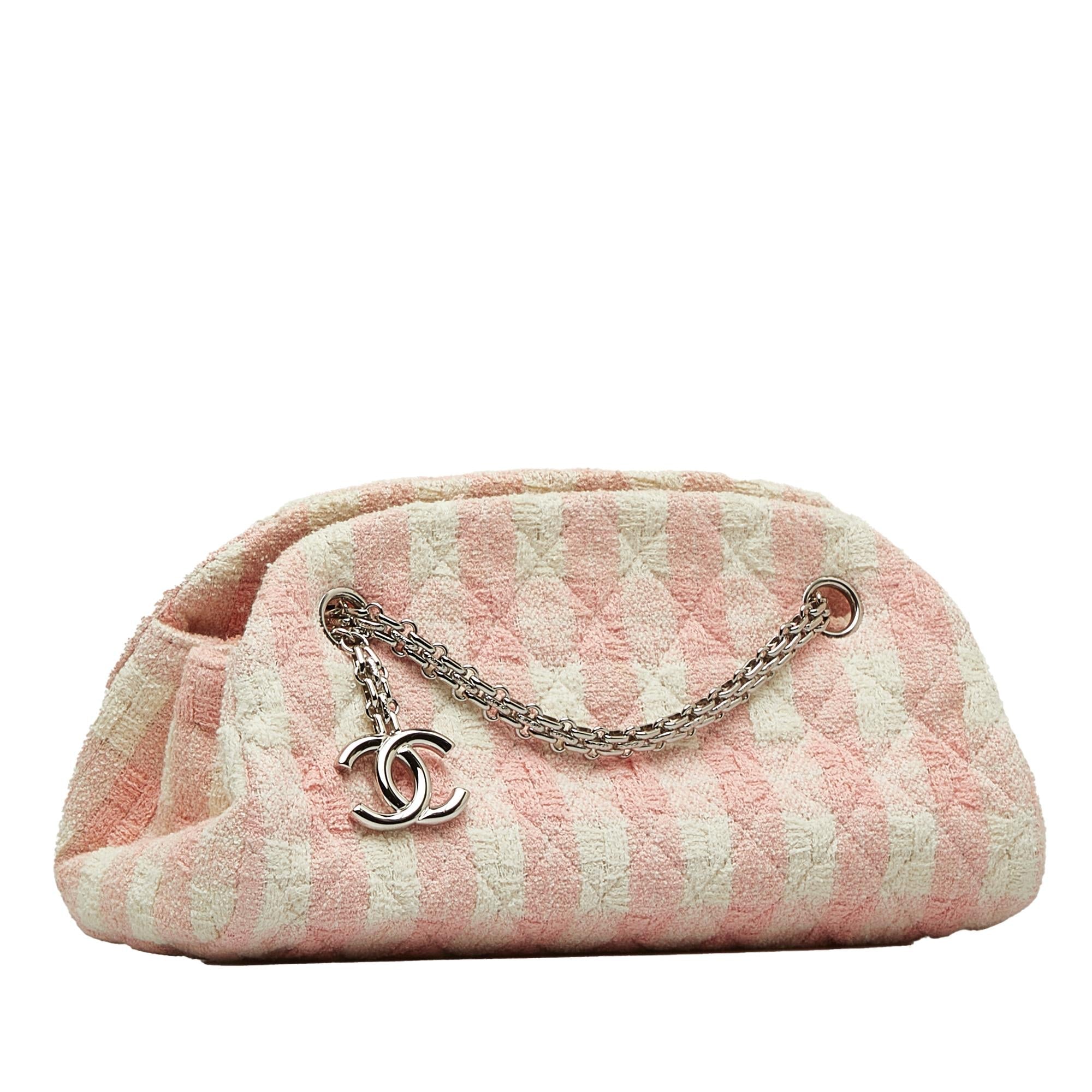 Chanel Small Tweed Just Mademoiselle Bowler Bag (SHG-dEpKiS)