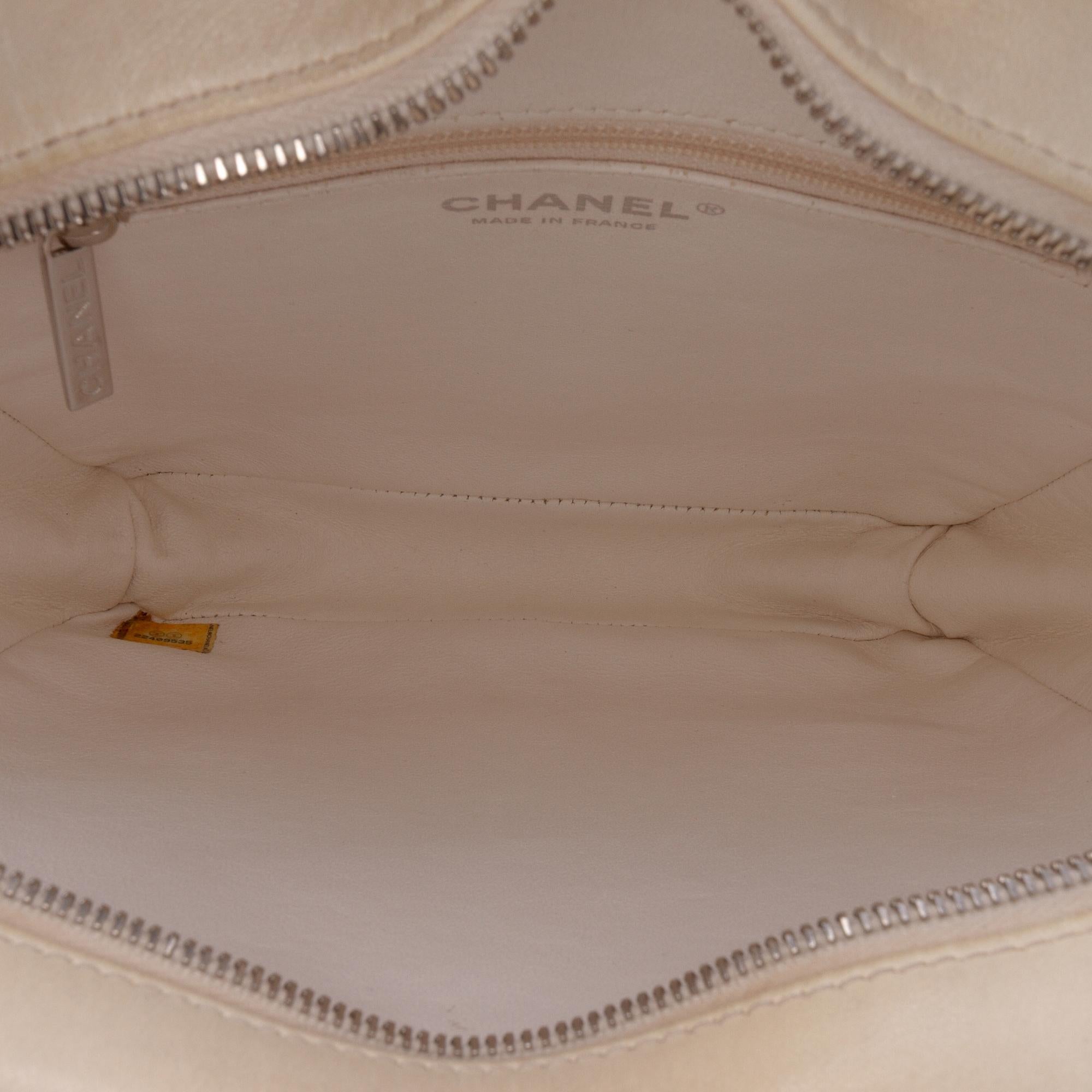 Chanel Small Tweed and Resin Zipped Shopping Bag