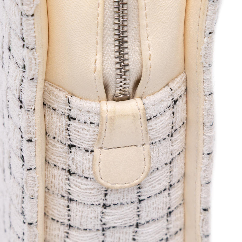 Chanel Small Tweed and Resin Zipped Shopping Bag