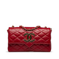 Chanel Small XL Quilted Lambskin Single Flap (SHG-0S1d5w)