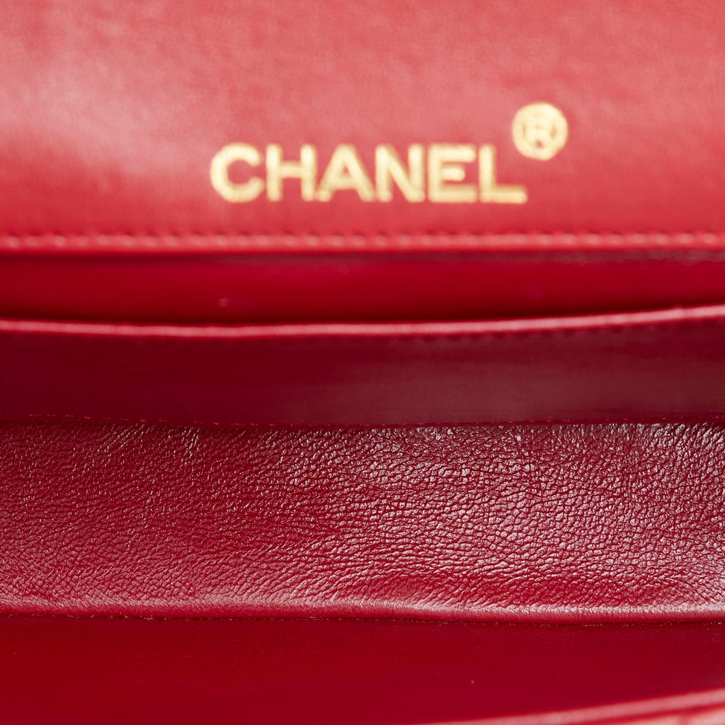 Chanel Small XL Quilted Lambskin Single Flap (SHG-0S1d5w)