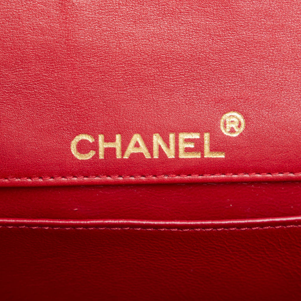 Chanel Small XL Quilted Lambskin Single Flap (SHG-0S1d5w)