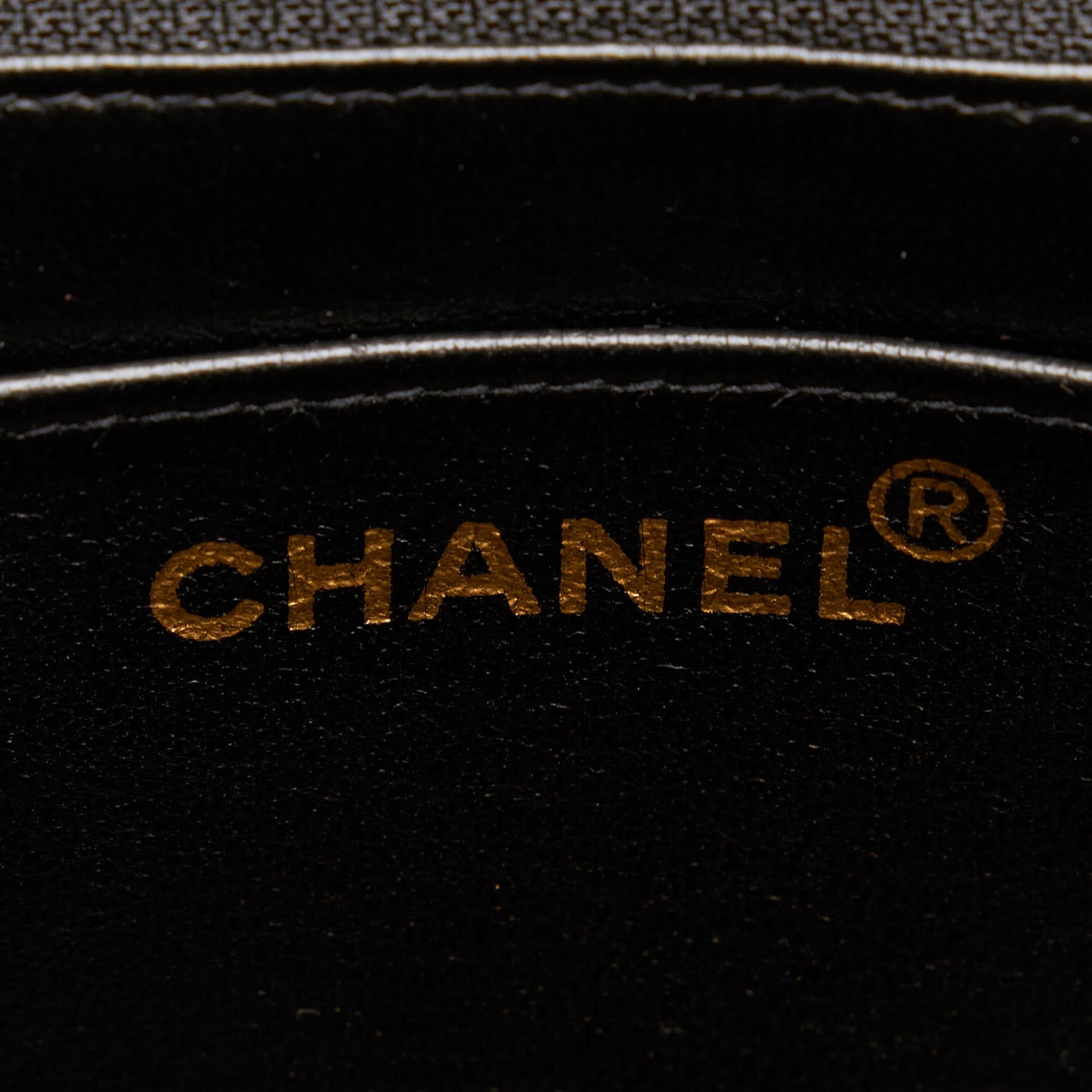 Chanel So Black Matelasse Patent Leather Single Flap Bag (SHG-eJHtIM)