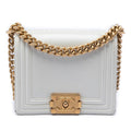 Chanel Square Calfskin Boy Reverso Flap